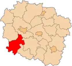 Location within the voivodeship