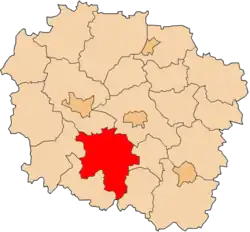 Location within the voivodeship