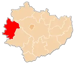 Location within the voivodeship