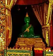 The 17th-century Emerald Buddha of Cambodia