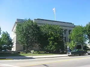 Preble County Courthouse downtown