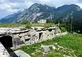 Fortification on the Italian side of the pass