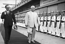Nikita Khrushchev in Koper in 1963