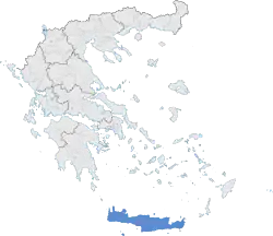 Location of Crete Region