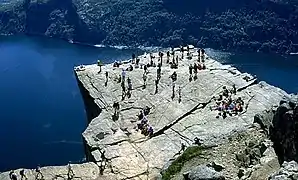 Preikestolen and surrounding area