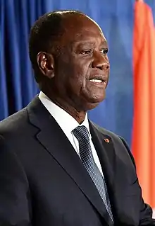 Alassane Ouattara, President of Cote de Ivoire since 2010