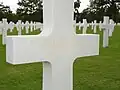 Preston T. Niland's grave marker at the American Cemetery near Colleville-sur-Mer, Normandy, France