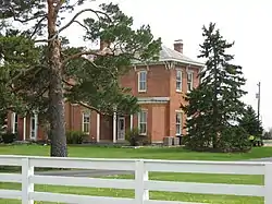 Price Corners farmhouse on U.S. Route 42