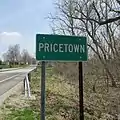 Pricetown community sign