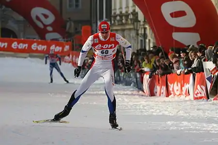 Image 22Cross-country skiingCredit: ChePriit Narusk  in the qualification for the Tour de Ski cross-country skiing competition in Prague.More selected pictures