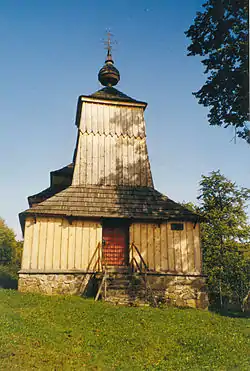 Wooden church in Príkra