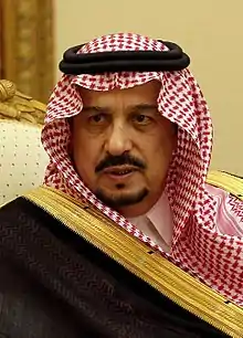 A photo of Faisal bin Bandar Al Saud aged 71–72