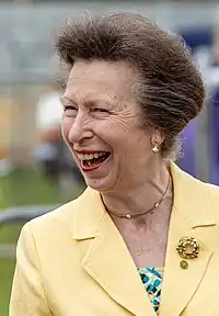 Anne, Princess Royal, daughter of Queen Elizabeth II and princess of the blood