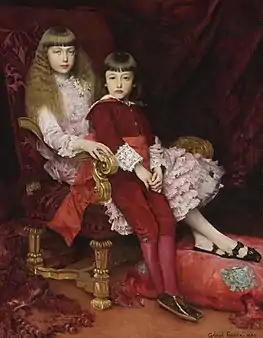 Princess Marguerite d'Orléans with Prince Jean