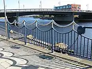 Princess of Wales bridge from the fish quay north bank upriver