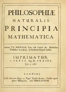 The school's Ancient Library contains a first edition of Newton's Principia, acquired on publication.