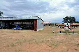 Private Hangar on a farm in Namibia (2017)