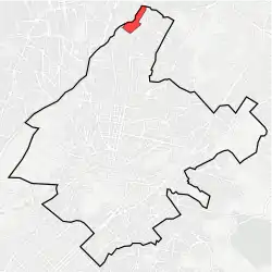 Location within Athens municipality