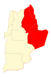 Location in the Antofagasta Region