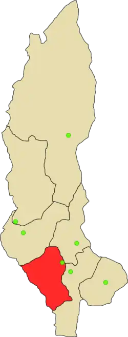 Location of Luya Province