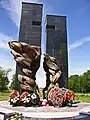 The war memorial to commemorate the villages of Pruzhany District burnt to ashes by Nazis in the last war