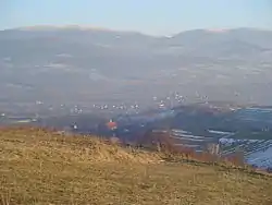 Przybędza seen from Matyska hill