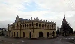 Town hall and the Church of Holy Trinity