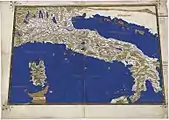 6th Map of EuropeItaly and Corsica