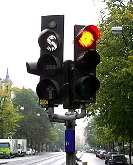 Swedish tram signal