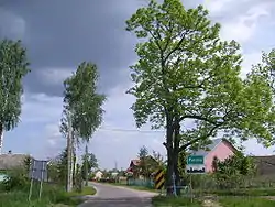 Road sign to Puciska