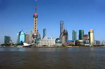 Pudong seen from The Bund