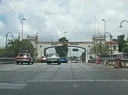 de la Noria bridge, the southernmost point in the city of Buenos Aires