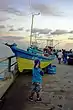 Salvadoran boy in Puerto de La Libertad