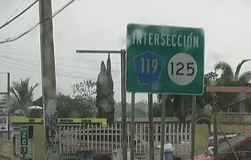 PR-111R near its junction with PR-119 and PR-125