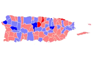 Result of every municipality in the 2016 elections