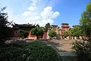 Frontal view of Puguang Temple.