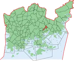 Location in Helsinki