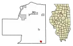 Location of Magnolia in Putnam County, Illinois.