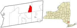 Location in Putnam County and the state of New York.