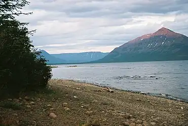 View of the lake by day