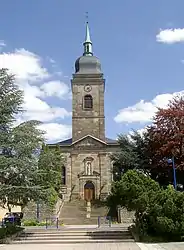 The church in Puttelange-aux-Lacs