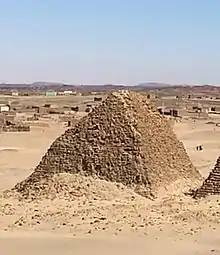 Pyramid X of King Amaninatakilebte r. c. 538-519 BCE