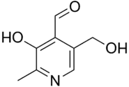 Skeletal formula of pyridoxal