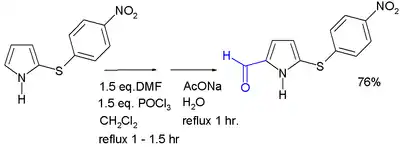 Vilsmeier–Haack formylation of pyrrole