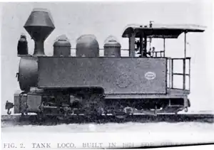 QGR, 6D8 1/2 Class, No.5 tank type, Innisfail Tramway, 1921