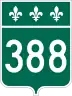 Route 388 marker