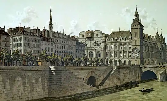 Le bal du Prado, on the site of the former theatre, c. 1855