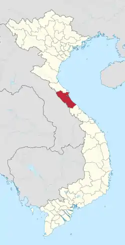 Location of Quảng Bình within Vietnam