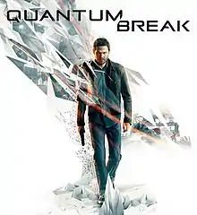 Promotional cover of Quantum Break featuring the game's protagonist, Jack Joyce