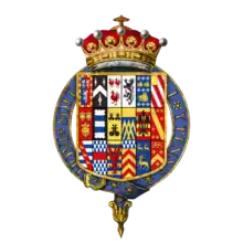 Quartered Arms of Sir Henry Herbert, 2nd Earl of Pembroke (tenth creation)